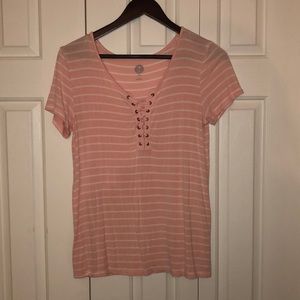 Striped short sleeve t-shirt!